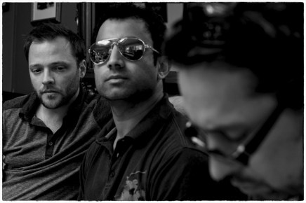 Bernie, Ad und Cassiano in einer&nbsp;Tapasbar