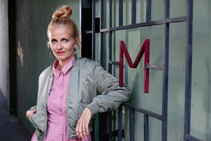 Die Musikerin Magdalena Kryspin in Düsseldorf&nbsp;Oberbilk